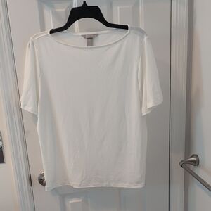 H&M White Blouse/Tee M